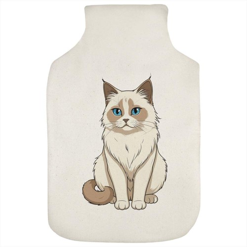 Birman cat hot water bottle - water,