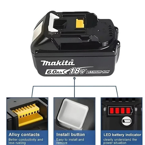 Genuine makita 18v 0ah - makita, 6.0ah