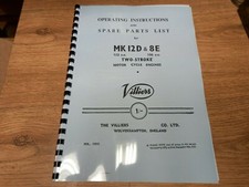 Villiers 12d operating - 8e,