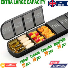 Pill Box 7 Day Weekly Tablet