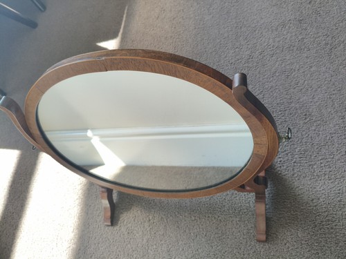 Antique mahogany oval - mahogany, top