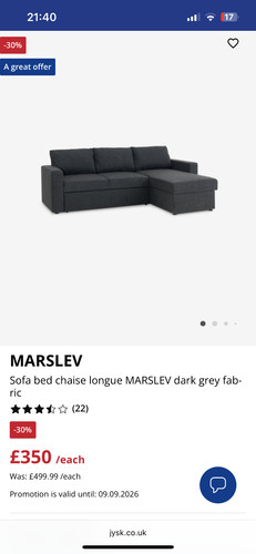 Seater corner sofa bed - 3,