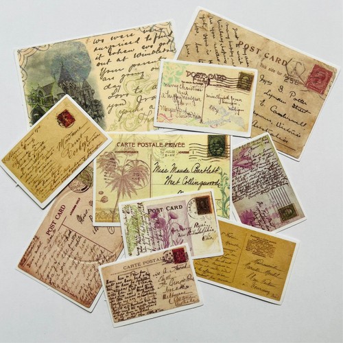 Vintage style postcards - vintage,
