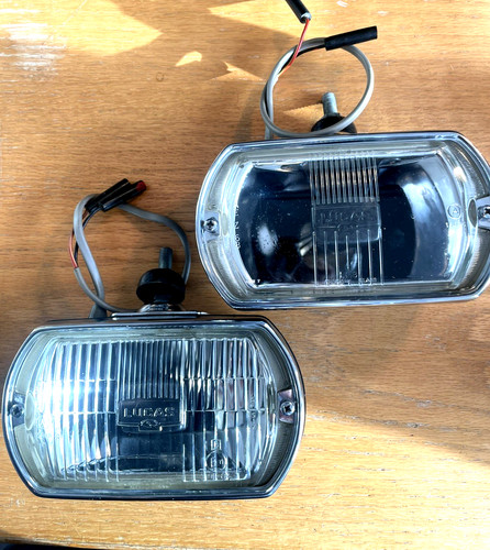 Classic lucas fog spot lamps - &,