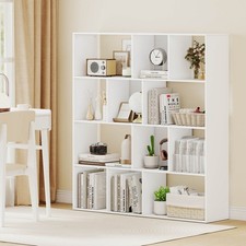 4-Tier Modern Bookshelf w/12