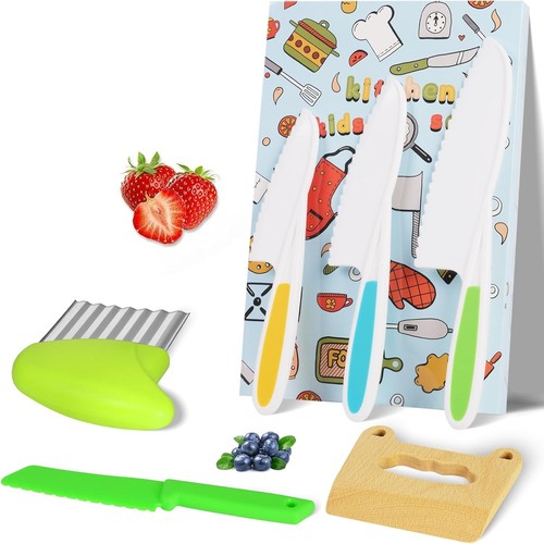 Kids plastic knives - kids, pcs