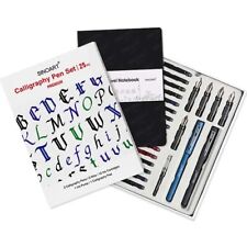 Calligraphy Pen Gift Set,Nibs,Ink Cartridges Workbook Calligraphy Pens 25pcs