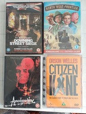 4 DVD Apocalypse Now Citizen Kane Downing Street Siege North West Frontier