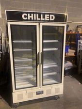 Polar 2 Door Glass Fronted Fridge