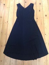 Toast navy wool blend fit & flare dress, size 12