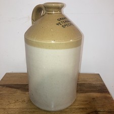Vintage Salt Glazed Flagon