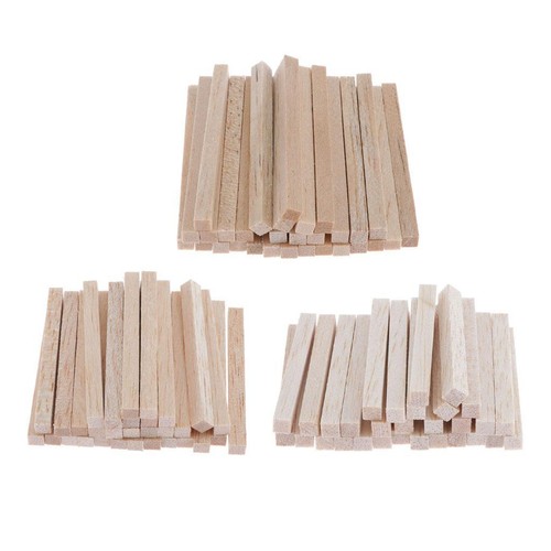 Wooden unfinished square dowel - unfinished,