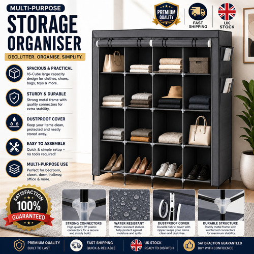 67in portable wardrobe closet - 67in,