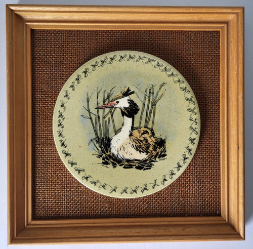 Retro circular ceramic tile - circular,