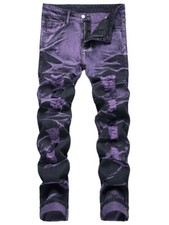 Men's Moto Biker Jeans