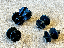 FITS TOYOTA JAGUAR ENGINE COVER BLACK RETAINING TURN LOCK 9MM HOLE TRIM CLIPS UK