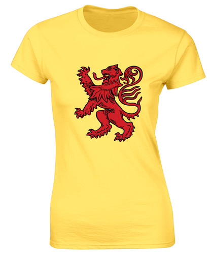 Scottish lion ladies shirt - scottish,