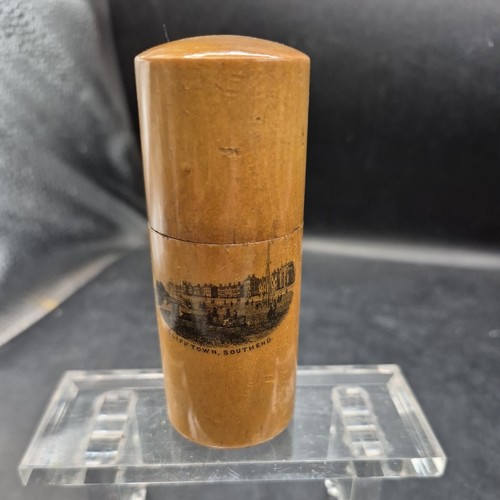 Mauchline ware cylindrical - mauchline,