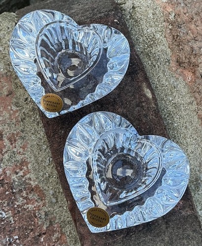 Pair vintage tipperary crystal - tipperary,