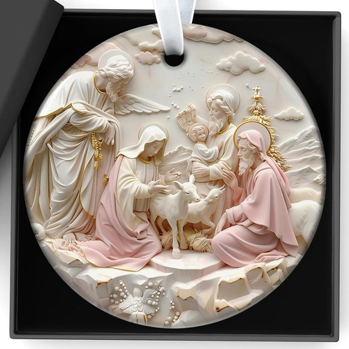Christmas ornaments nativity - ornaments,