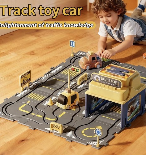 Kids magic track toy - toy, car