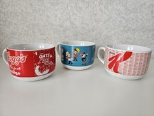 VINTAGE STYLE KELLOGS POP RICE KRISPIES LARGE CEREAL BOWL MUG WITH HANDLE