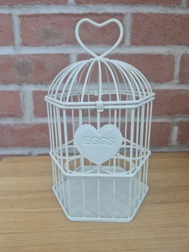 Vintage style white wire - style, egg