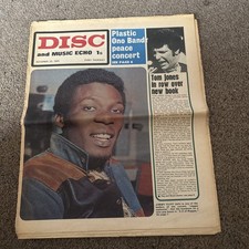 DISC MUSIC ECHO Nov 1969 John Lennon Pink Floyd Jimmy cliff Fairport convention 