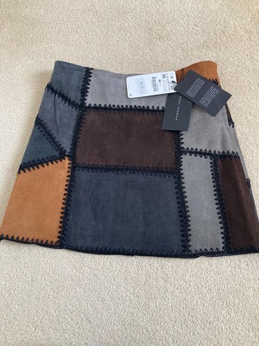 Zara skirt multi colour patch - zara,