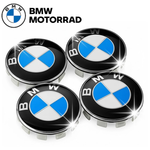 Set bmw wheel centre caps - of, 4