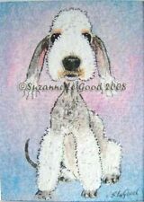  BEDLINGTON TERRIER DOG ACEO