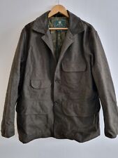 BERETTA Wool (94%) Cashmere (6%) Green Field Jacket Size UK44