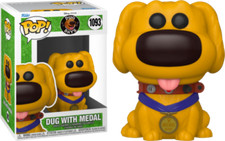 DISNEY PIXAR DUG DAYS HERO DUG WITH MEDAL 3.75" POP VINYL FIGURE FUNKO 1093