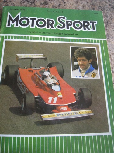 Motor sport magazine oct 1979 - motor,