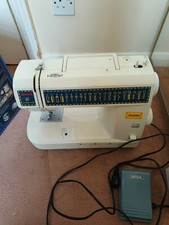 Toyota JS021 Jeans Sewing Machine with Electric Pedal & Accessories - Boxed