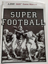 Super Football Atari 2600 Game Manual Instructions