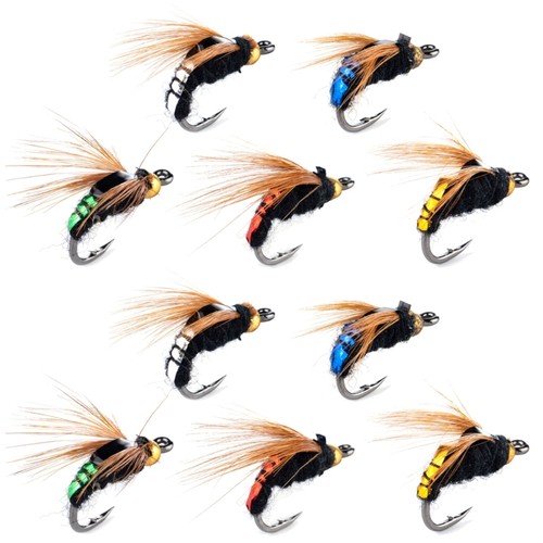 10lots fly fishing lures baits - 10lots,