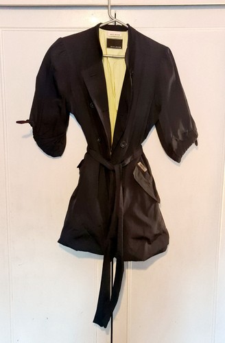 Dkny navy coat - coat, 12