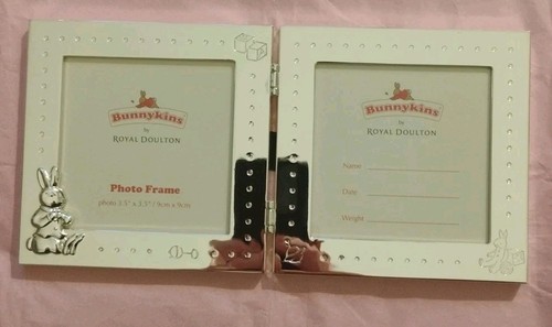 Bunnykins silver double frame - silver,