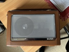 Bush TR130 Antique Transistor Radio LW MW FM Brown 1985 Reproduction Working