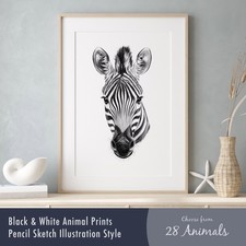 Black & White Wild Animal