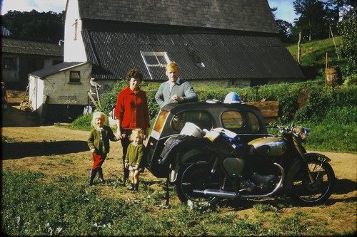 1960s family posing vintage - 1960s, by