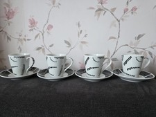 Ceramic Espresso 4 Cups And