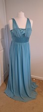 Dessy Collection Turquoise Cruise Dress  Size UK 8 Bridesmaid, Occasion,  10