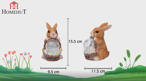 Garden solar ornament rabbit - garden,