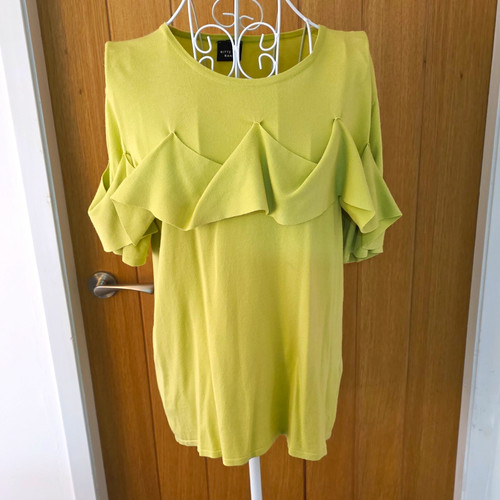 Bitte kai rand green ruffle - green,