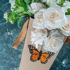 10x Feather Monarch Butterfly