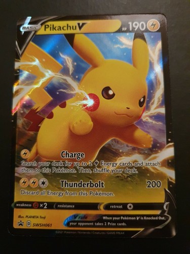 Pokemon pikachu swsh061 - pikachu, v