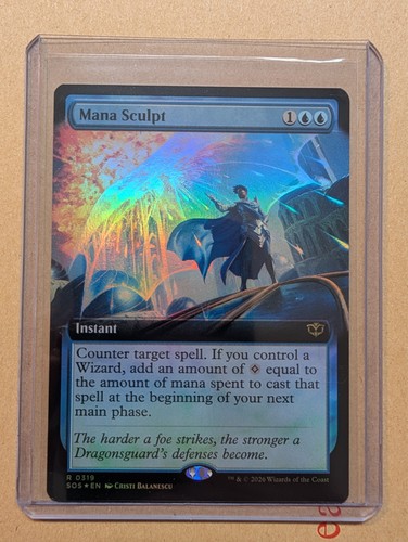 Mana sculpt extended art - extended, foil