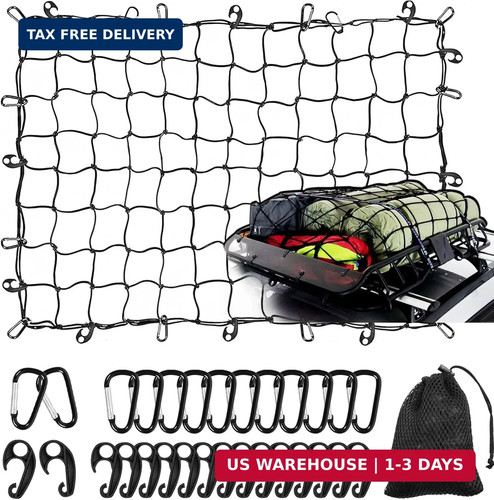 Cargo net stretches to - cargo,